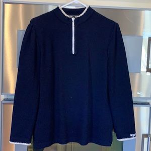 St. John Sport Navy Sweater